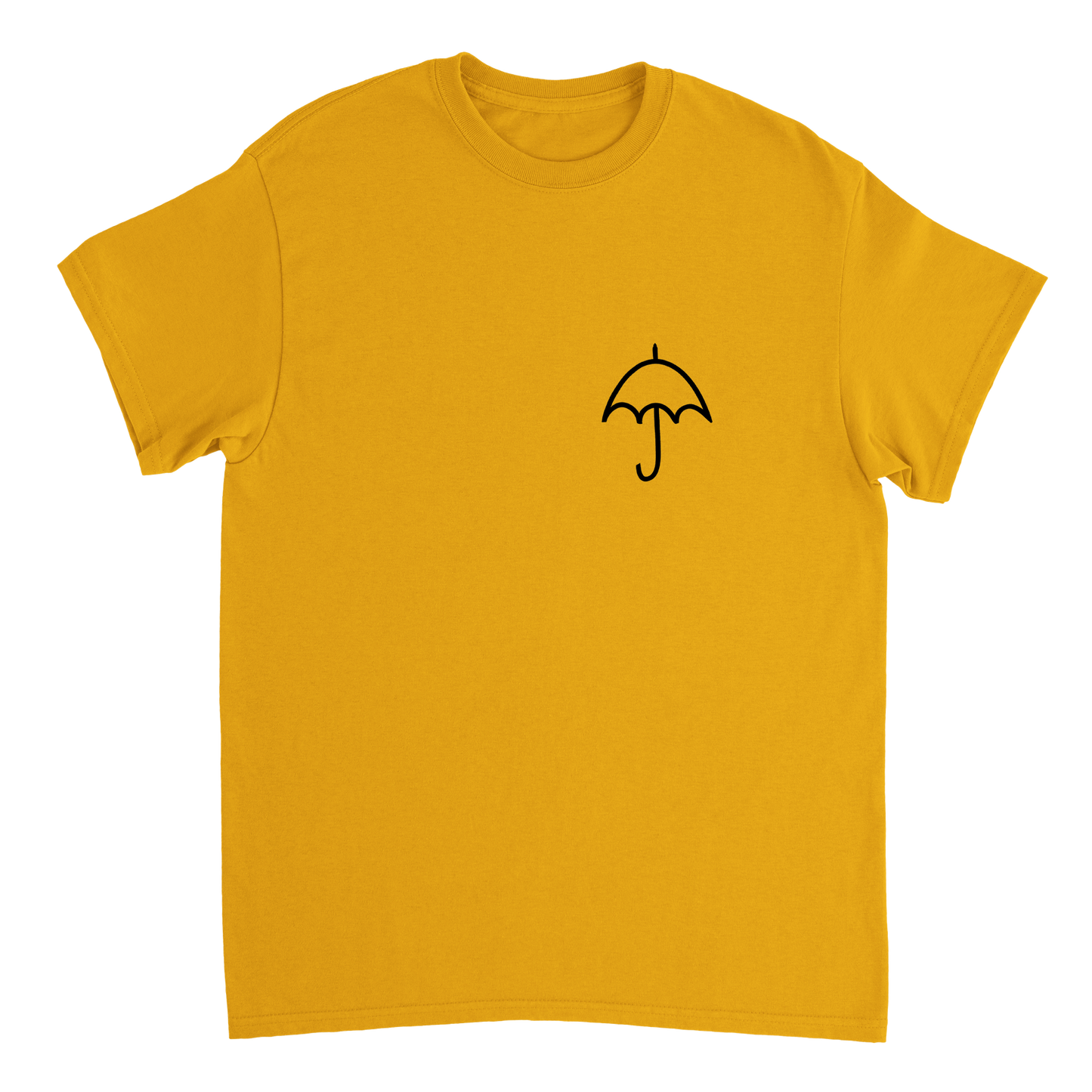 Minimalistic Mens Heavyweight Unisex Crewneck T-shirt | Umbrella |
