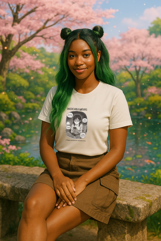 Manga | Womens Classic Crewneck T-shirt | Late uurtjes