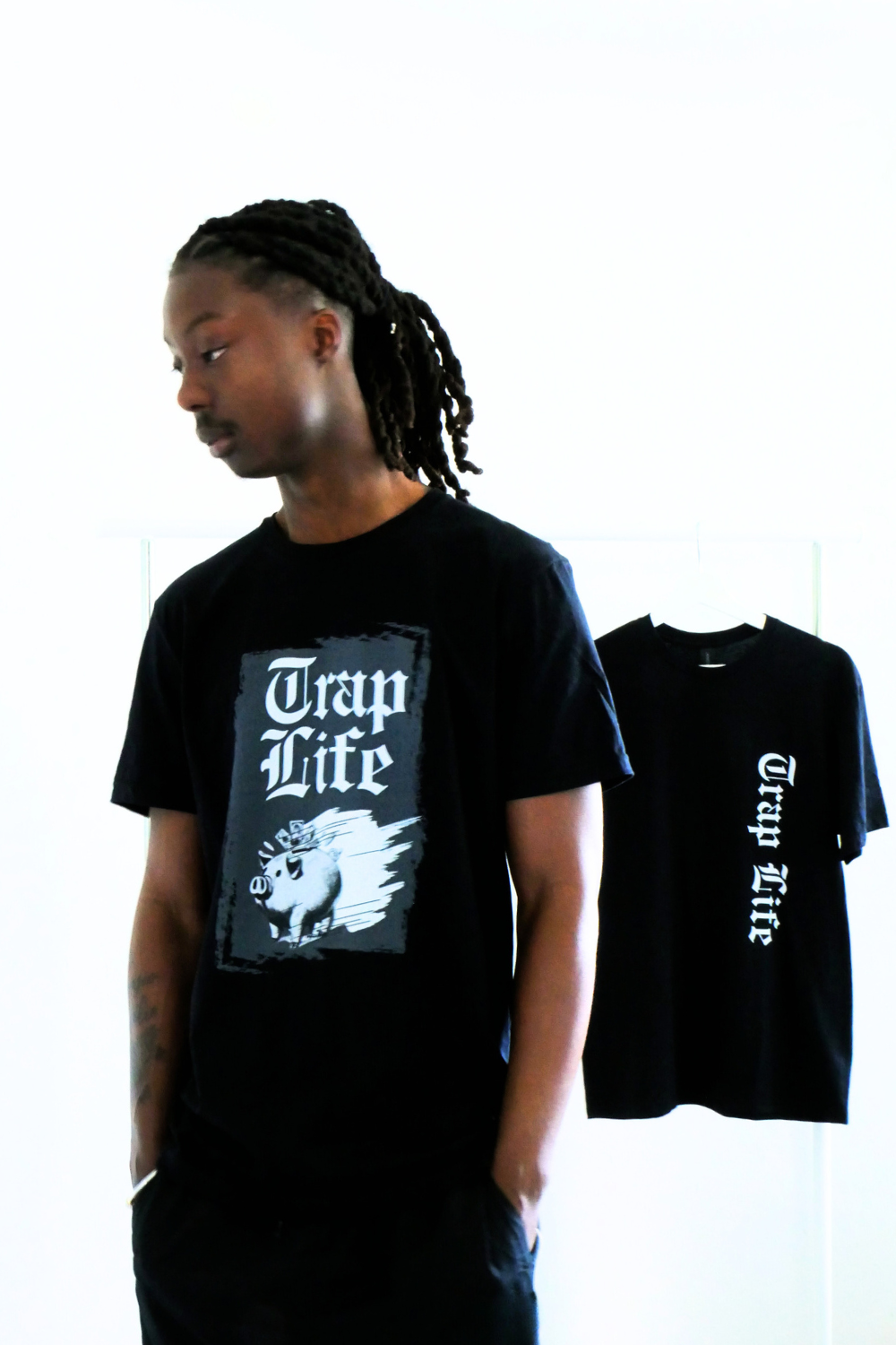 Trap Life | Mens Classic Unisex Crewneck T-shirt | Stevy Warner Collection