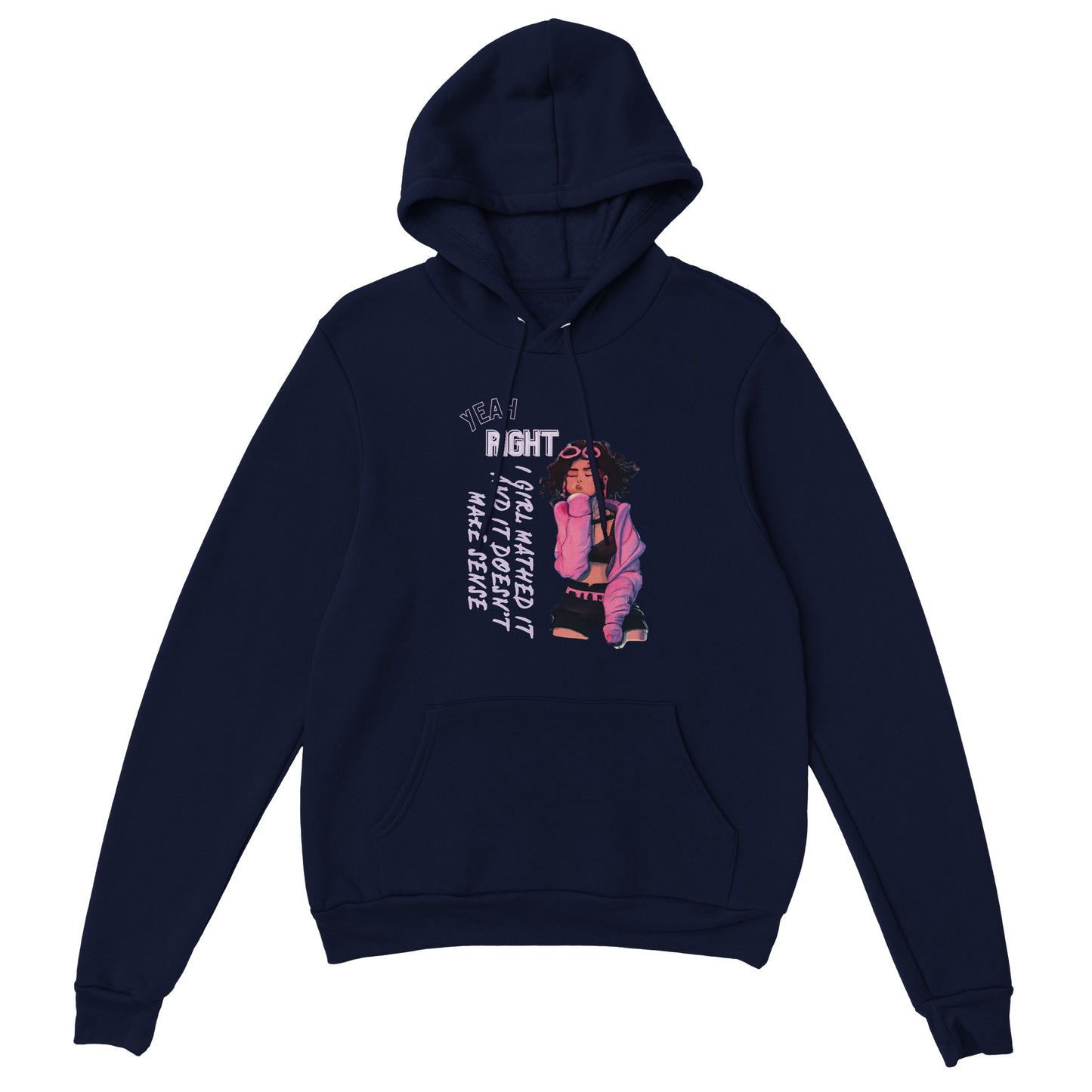 Cyberpunk Hoodie | Girl Math Womens Premium Unisex Pullover Hoodie