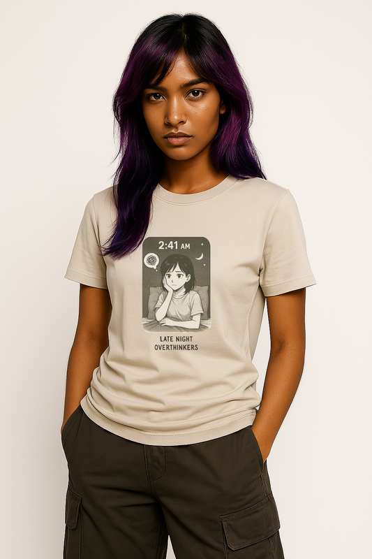 Manga | Womens Classic Unisex Crewneck T-shirt | Overdenken