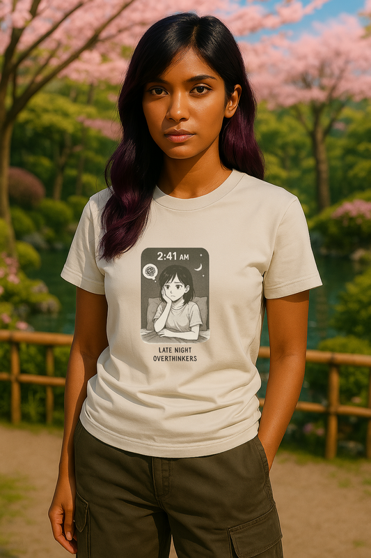 Manga | Womens Classic Unisex Crewneck T-shirt | Overdenken