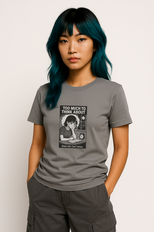Manga | Womens Classic Crewneck T-shirt | Nadenken