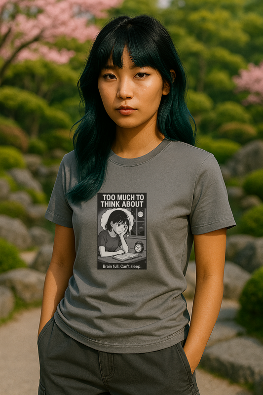 Manga | Womens Classic Crewneck T-shirt | Nadenken