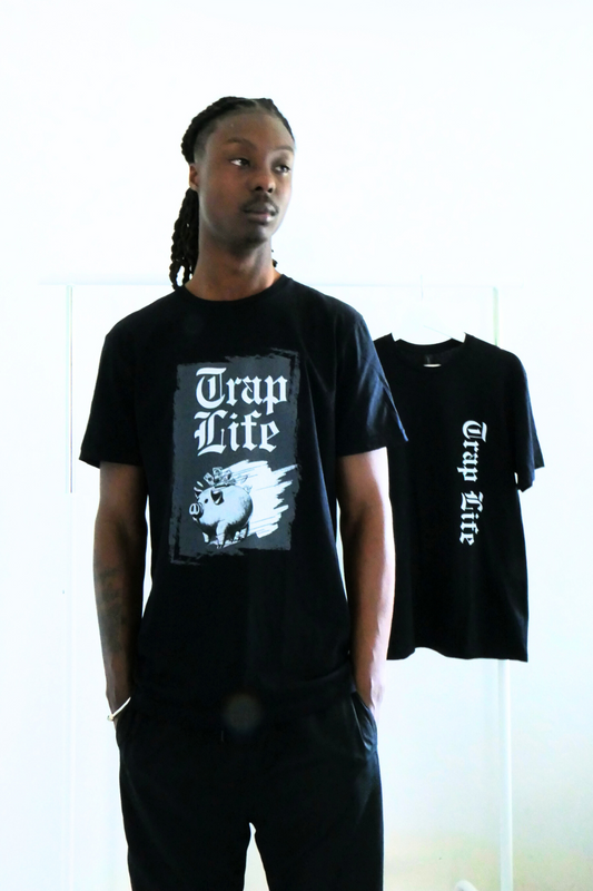 Trap Life | Mens Classic Unisex Crewneck T-shirt | Stevy Warner Collection