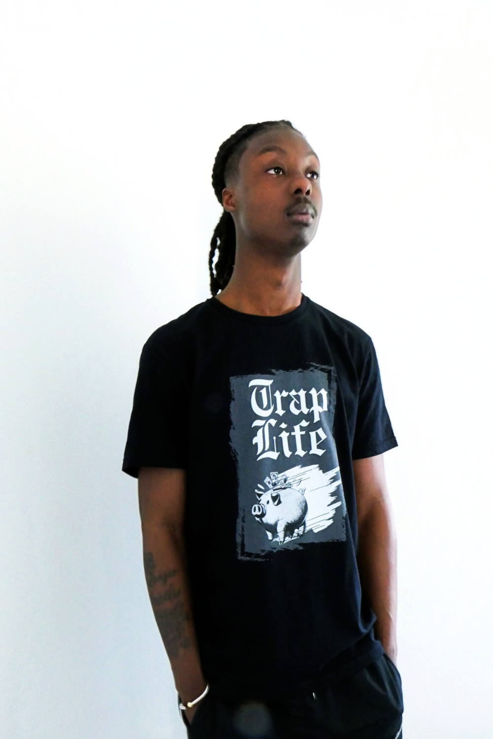 Trap Life | Mens Classic Unisex Crewneck T-shirt | Stevy Warner Collection