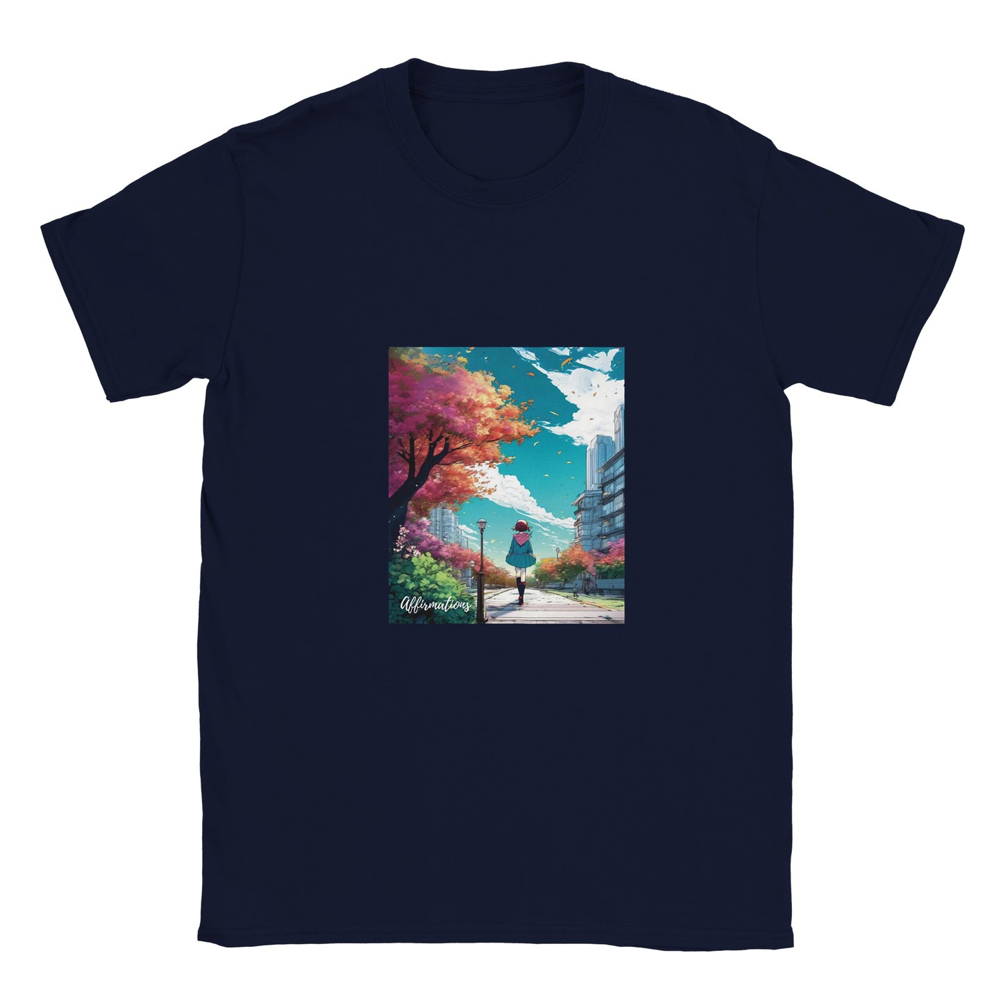 Manga | Girls Classic Kids Crewneck T-shirt | Affirmations | Anime | Comic