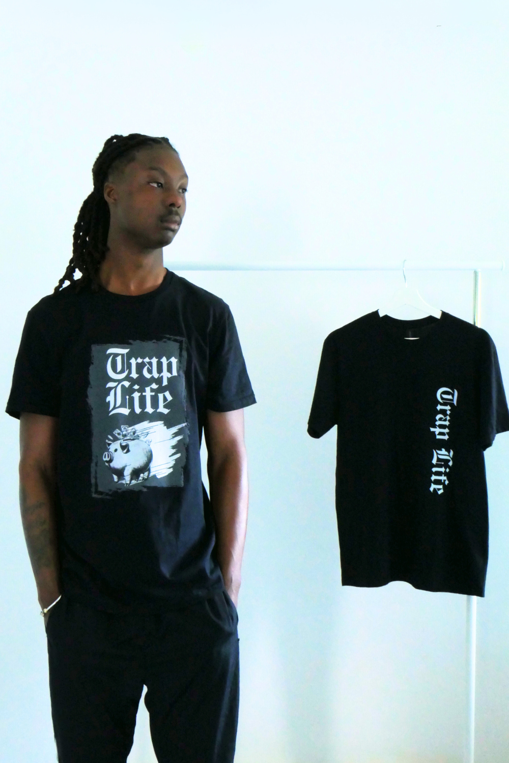 Trap Life | Mens Classic Unisex Crewneck T-shirt | Stevy Warner Collection
