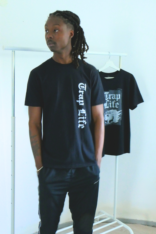 Trap Life | Mens Classic Unisex Crewneck T-shirt | Stevy Warner Collection