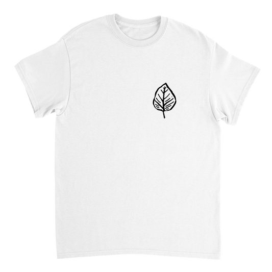 Heavyweight Unisex Crewneck T-shirt | Fall Leaf |