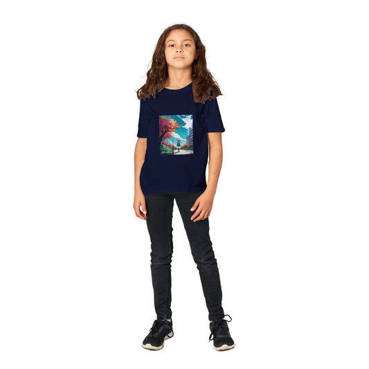 Manga | Girls Classic Kids Crewneck T-shirt | Affirmations | Anime | Comic