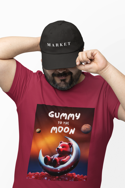 Crypto Gummy | Mens Premium Unisex Crewneck T-shirt | Meme Coin Merch
