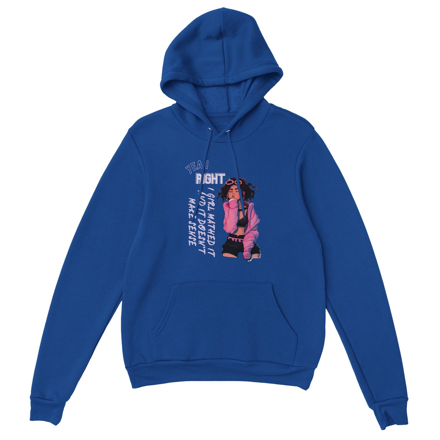 Cyberpunk Hoodie | Girl Math Womens Premium Unisex Pullover Hoodie
