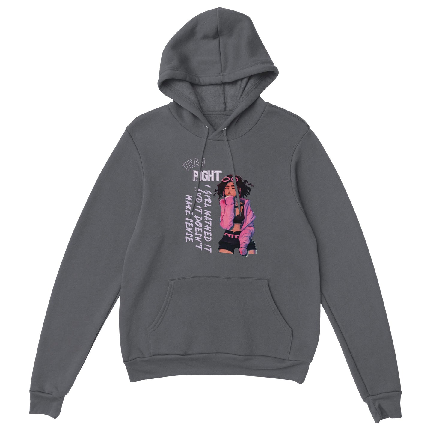 Cyberpunk Hoodie | Girl Math Womens Premium Unisex Pullover Hoodie