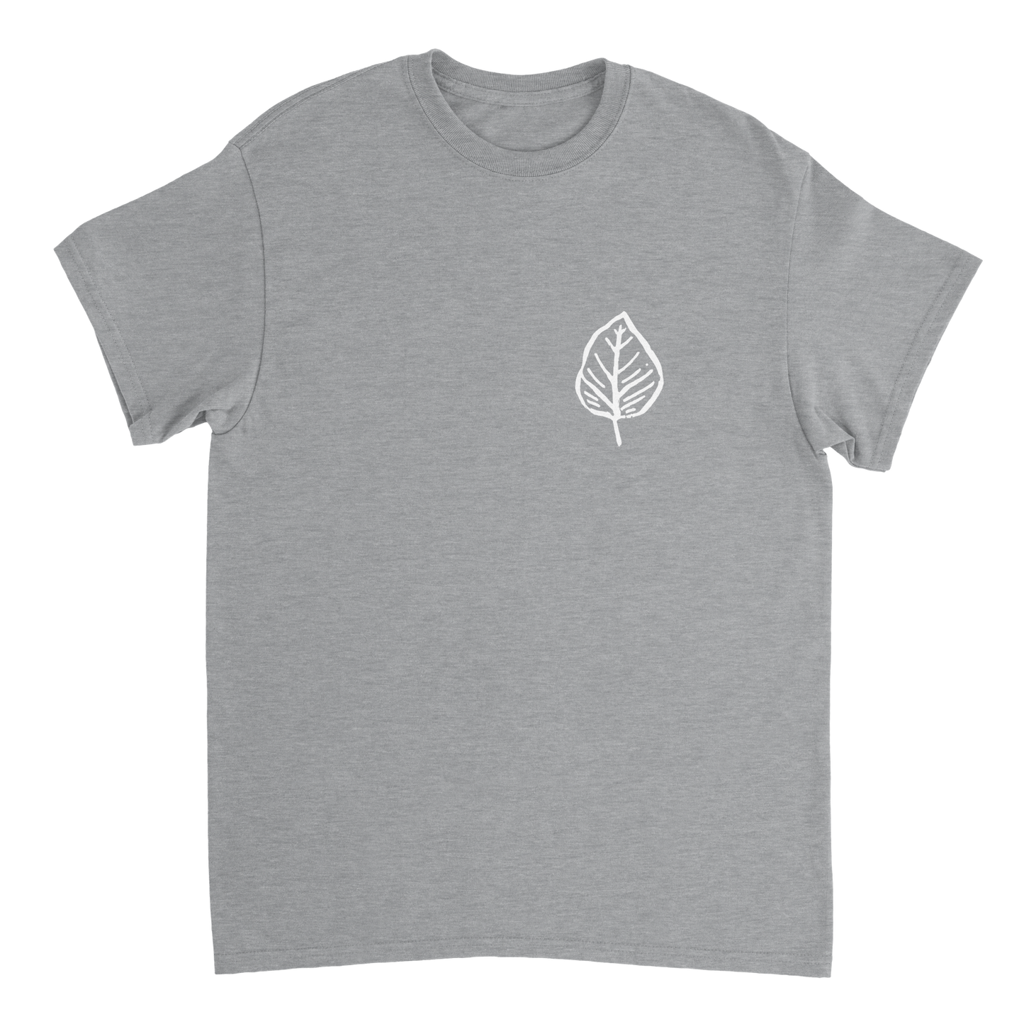 Heavyweight Unisex Crewneck T-shirt | Fall Leaf |