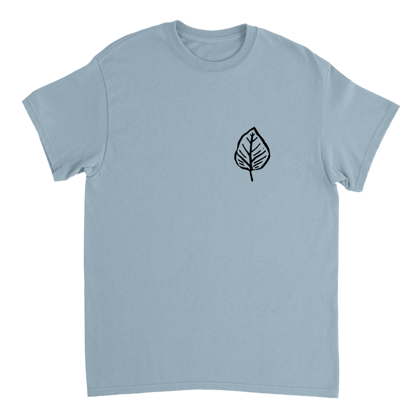 Heavyweight Unisex Crewneck T-shirt | Fall Leaf |