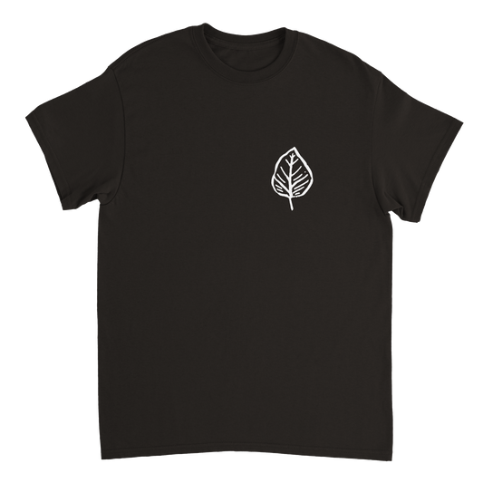 Heavyweight Unisex Crewneck T-shirt | Fall Leaf |