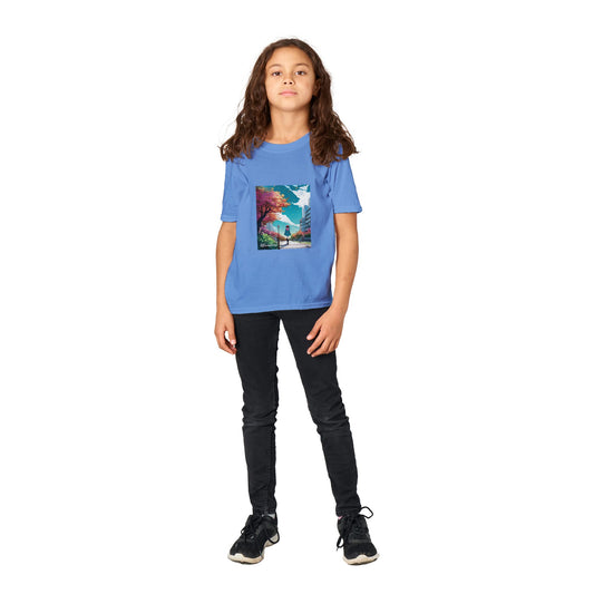 Manga | Girls Classic Kids Crewneck T-shirt | Affirmations | Anime | Comic