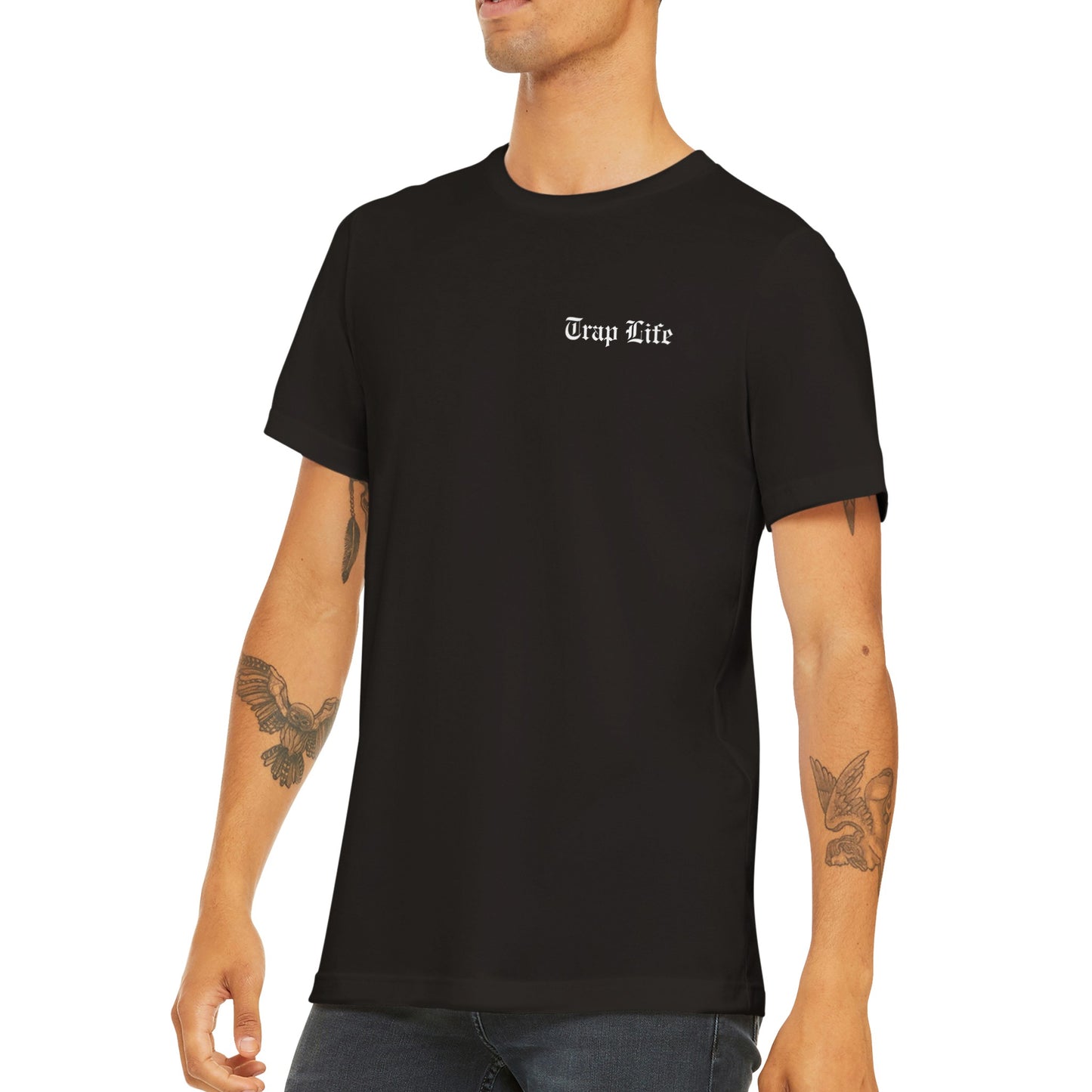 Trap Life | Mens Classic Unisex Crewneck T-shirt | Stevy Warner Collection