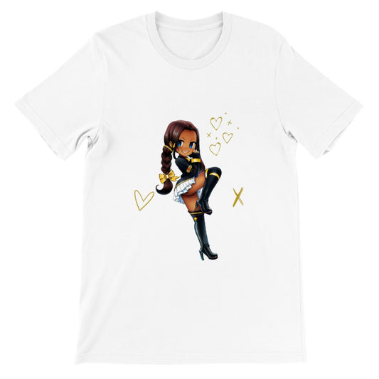 Womens Premium Unisex Crewneck T-shirt | Manga Shirt