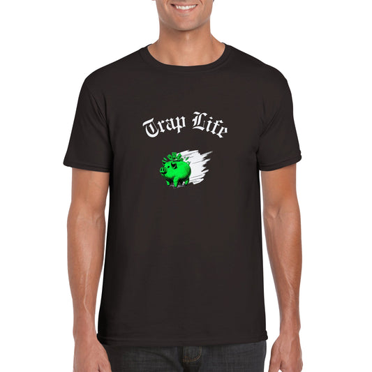 Classic Unisex Crewneck T-shirt | Piggy Bank Print