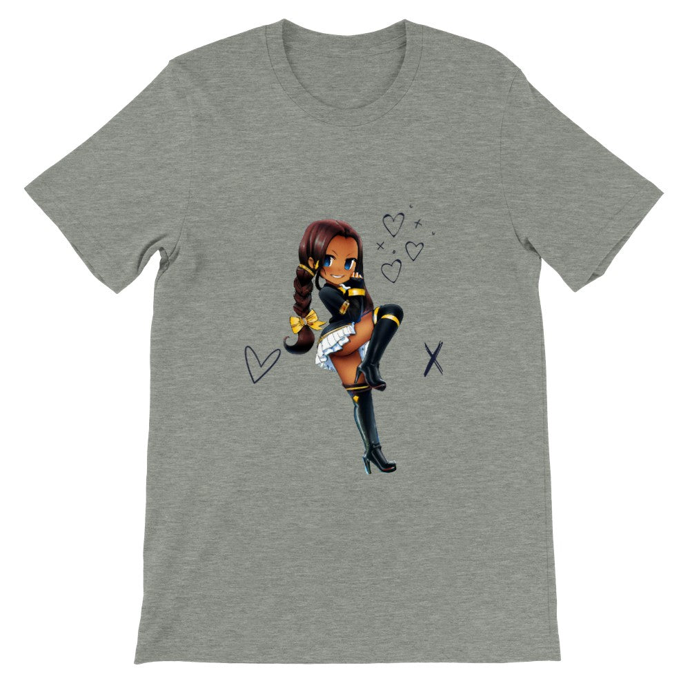Womens Premium Unisex Crewneck T-shirt | Manga Shirt