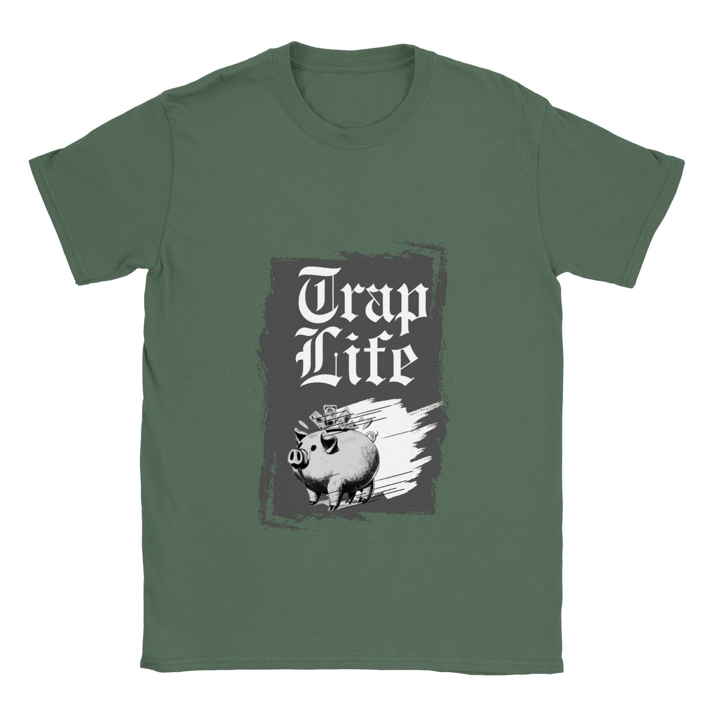 Trap Life | Mens Classic Unisex Crewneck T-shirt | Stevy Warner Collection