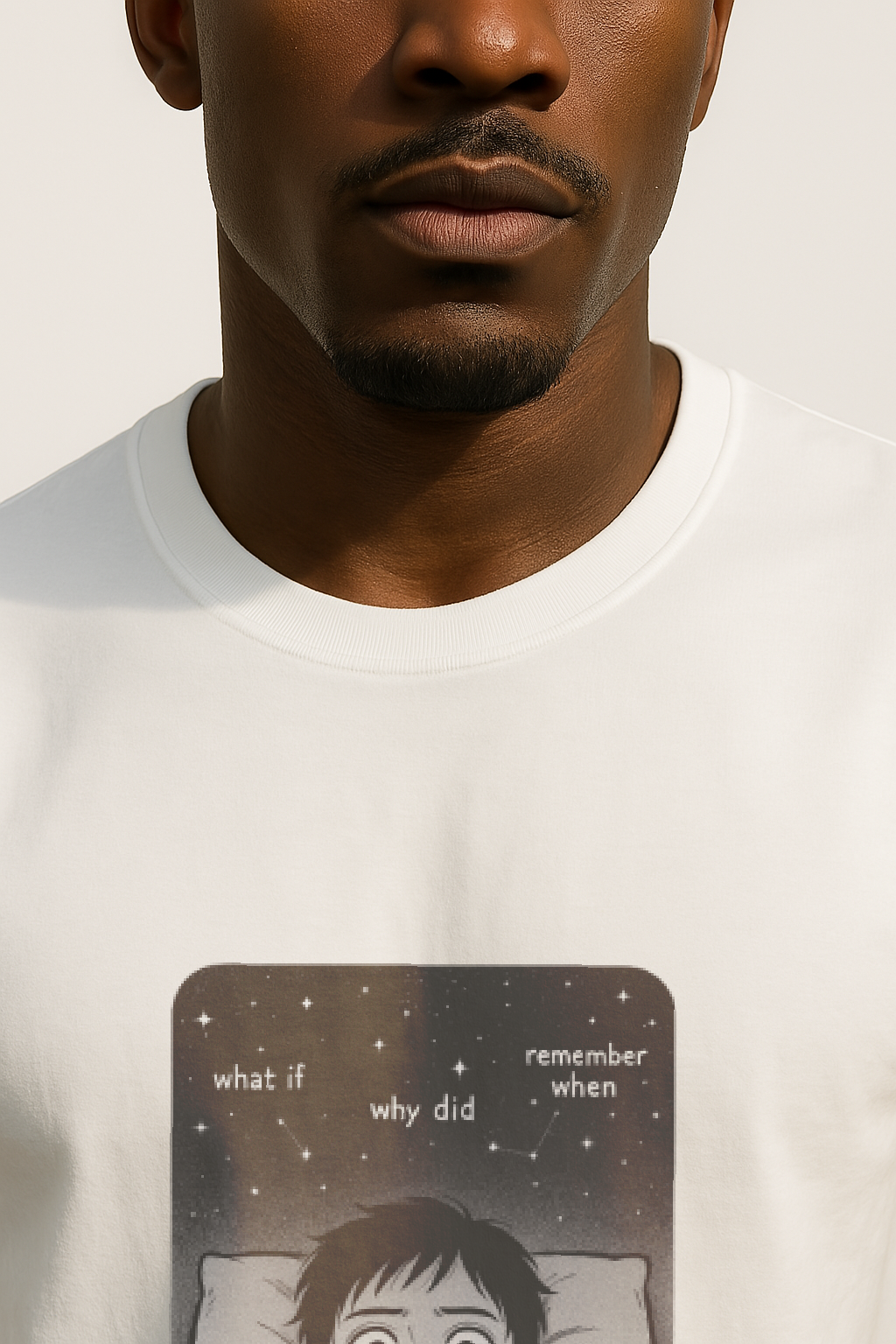 Manga | Mens Classic Crewneck T-shirt | Overdenken