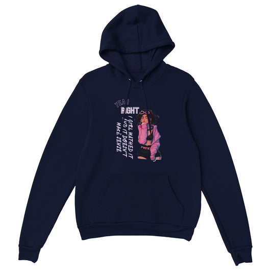 Cyberpunk-hoodie | Girl Math Dames Premium Unisex Pullover Hoodie