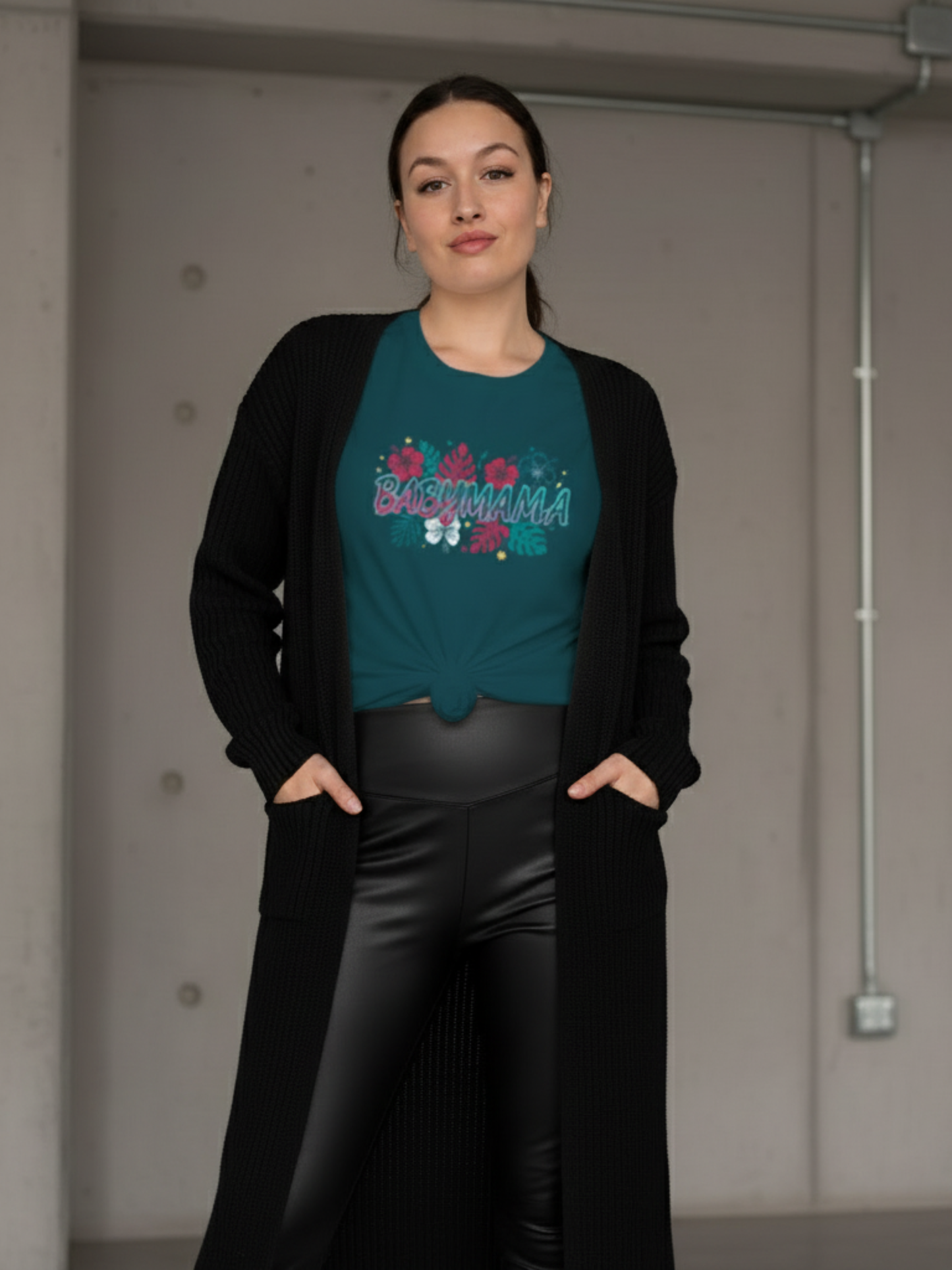 Batisanka | Womens Premium Crewneck T-shirt | Alicia's Babymama Design