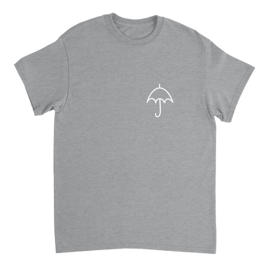 Minimalistic Mens Heavyweight Unisex Crewneck T-shirt | Umbrella |