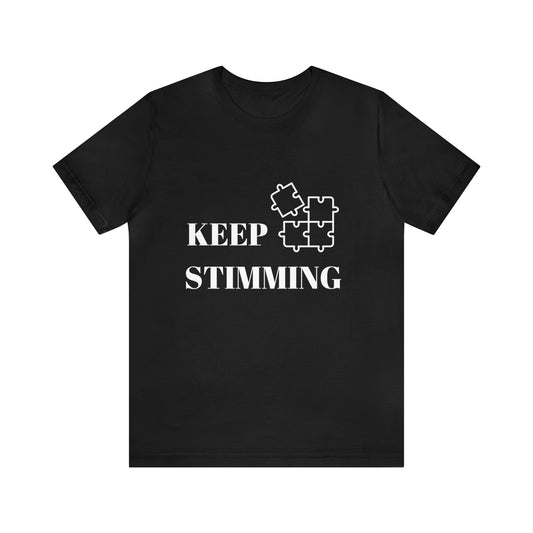 Premium Unisex Crewneck T-shirt | Unisex | Print: Stimming Autism ADHD | Neurodiversity