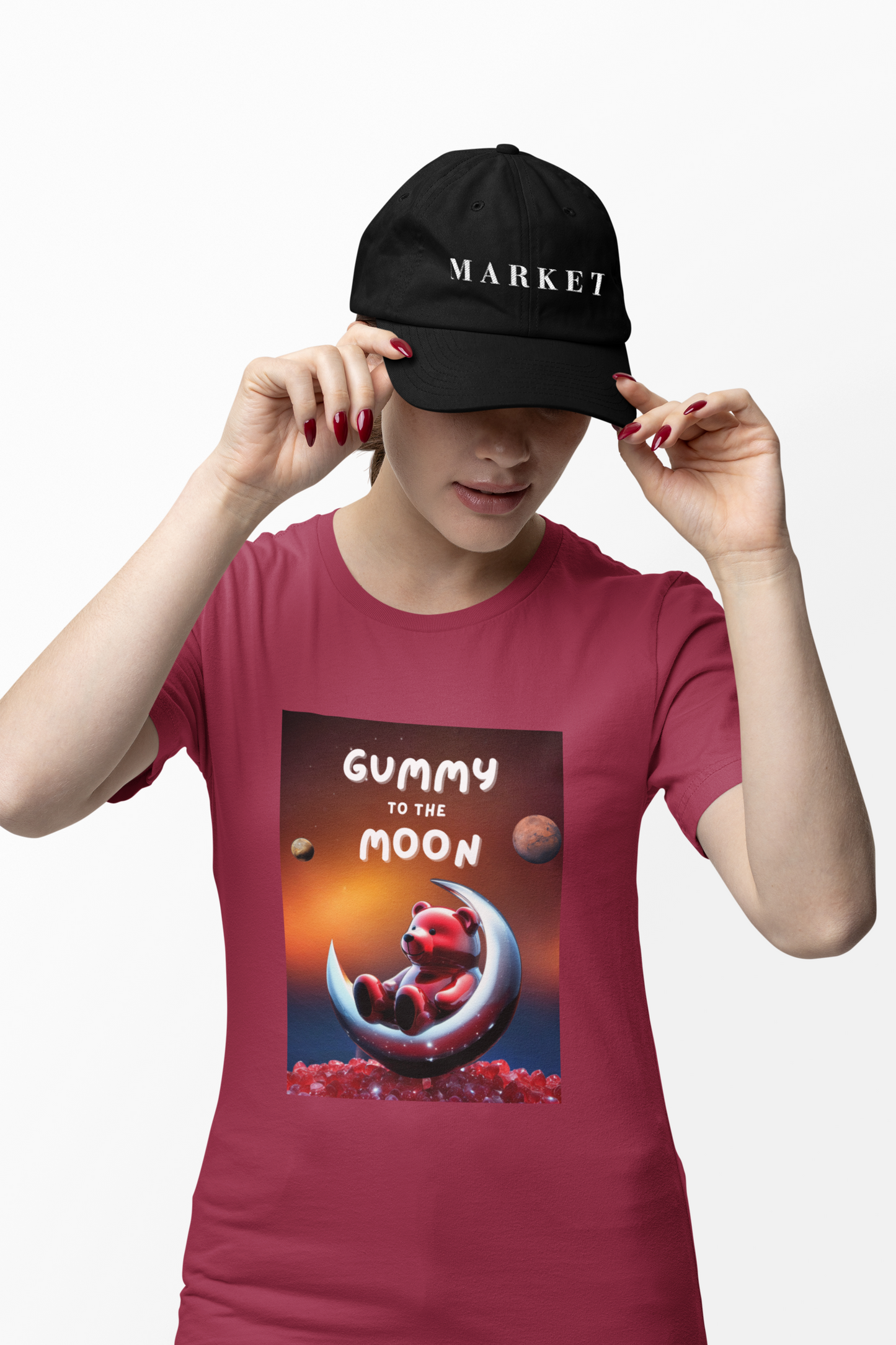 Crypto Gummy | Womens Premium Unisex Crewneck T-shirt | Meme Coin Merch